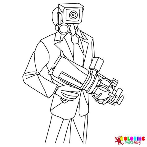 Titan Cameraman Coloring Pages - Coloring Pages For Kids And Adults | Coloring pages, Coloring ...