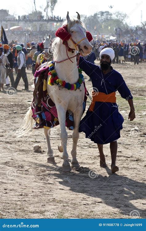 A Young Nihang Singh at Hola Mohalla 2017 Editorial Stock Photo - Image ...