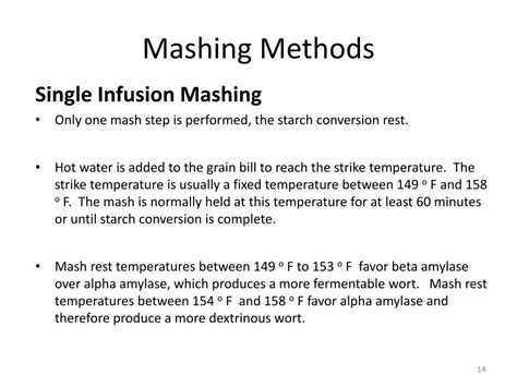 PPT - Beer Basics Mashing Techniques PowerPoint Presentation, free download - ID:432586
