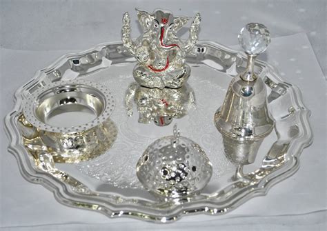 Pooja Thali- Glimpse (Beliram Silver)- Photo attraction