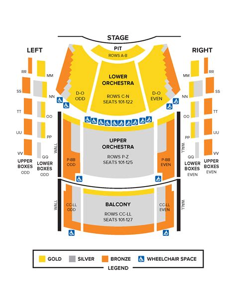 Seating Chart - SFSC Performing Arts