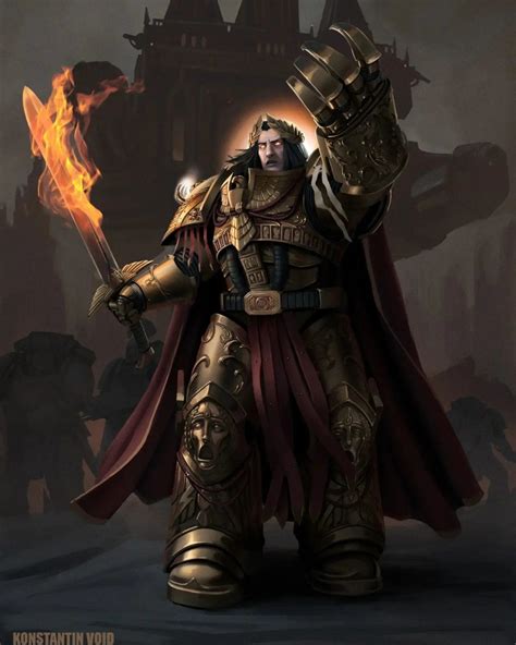 The Emperor Of Mankind - Art by Konstantin Void - 40K Gallery