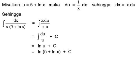 Integral Logaritma | LEMBAR EDU