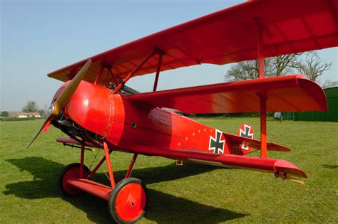 World War One Red Barron Fokker Dr Triplane Airplane Stock Photo | My ...