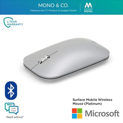 Microsoft Surface Mobile Mouse Bluetooth Wireless Mouse | Shopee Malaysia