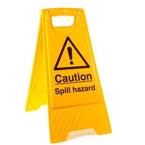 Spill Hazard Floor Stands - from Key Signs UK