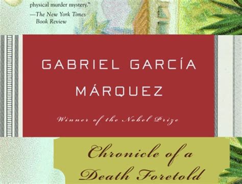 Book Review : Chronicle of a Death Foretold