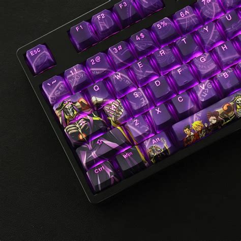 Backlit Keycap, Anime Keycap Set Backlit, PBT 108key Keycap, Gamer ...