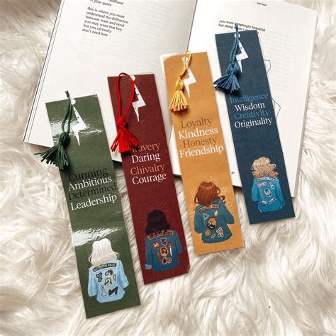 Hogwarts houses Bookmarks bookmark Harry Potter Hogwarts | Etsy