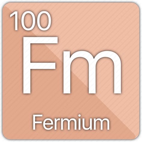 Atom, atomic, element, fermi, fermium, periodic, periodic table icon