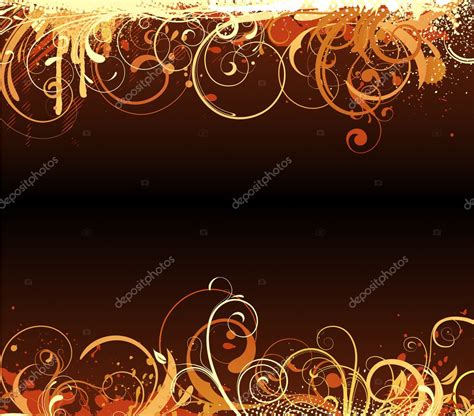 Floral Decorative background — Stock Vector © ladyann #6968600