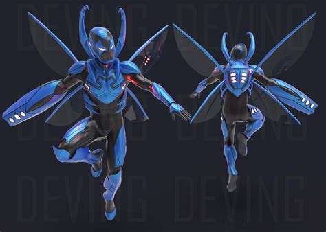 KEVIN CHOEZ - BLUE BEETLE ARMOR FOR 3D PRINT