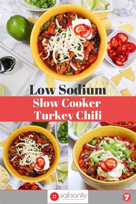 Easy Low Sodium Chili with Ground Turkey