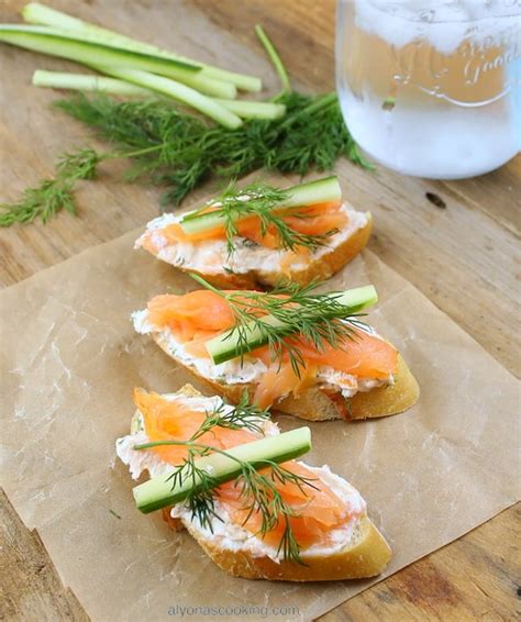 Creamy Smoked Salmon Tea Sandwiches