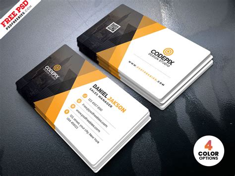 Studio Visiting Card Design Psd - Yeppe in Photoshop Cs6 Business Card ...