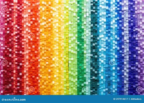 Glass Beads Arranged in a Rainbow Gradient Stock Image - Image of gradient, design: 297914617