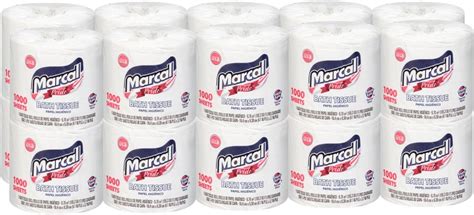 Marcal Pride Toilet Paper, White, 1000 Sheets Per Roll, 20 Rolls Per Case - Sustainable and ...