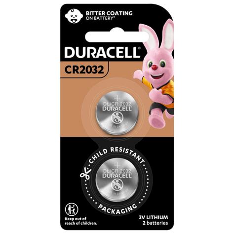 Battery Duracell DL2032 3V Lithium 2-Pack | Online Medical Supplies & Equipment