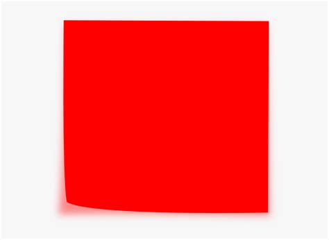 Red Sticky Note - Red Post It Note, HD Png Download - kindpng