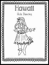 Hula Dancer Coloring Pages sketch template