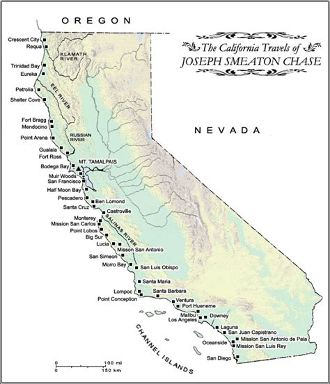 California Map Coast | Zip Code Map