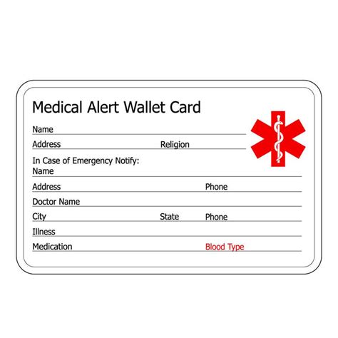 Drug Card Template Free