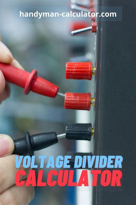 Voltage Divider Calculator | Voltage divider, Divider, Calculator