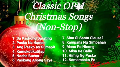 Classic OPM Christmas Songs (Non-Stop) - YouTube