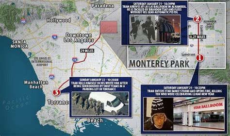 Timeline of Monterey Park shooting: What we know - English - www.abdpost.com Amerika'dan Haberler