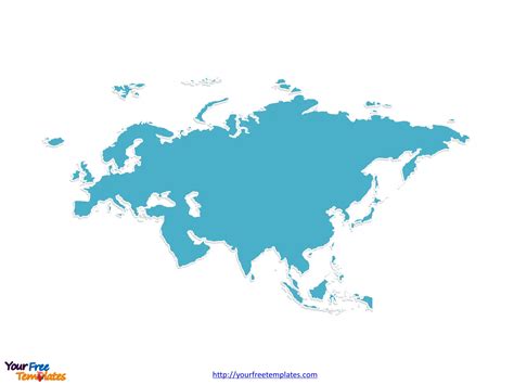 Eurasia_Outline_Map - Free PowerPoint Template
