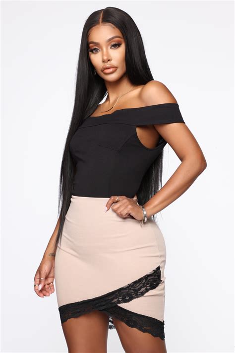 Fall For Your Type Dress - Beige/Black | Fashion Nova, Dresses | Fashion Nova