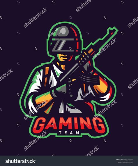 Player Mobile Gaming Mascot Logo Vector Stock Vector (Royalty Free) 1466065208 | Shutterstock