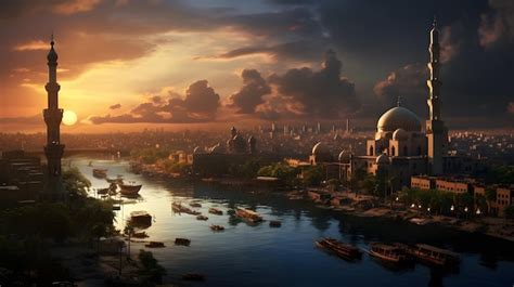 Premium AI Image | City wallpaper background design, Cityscape, Generative AI, town, village ...