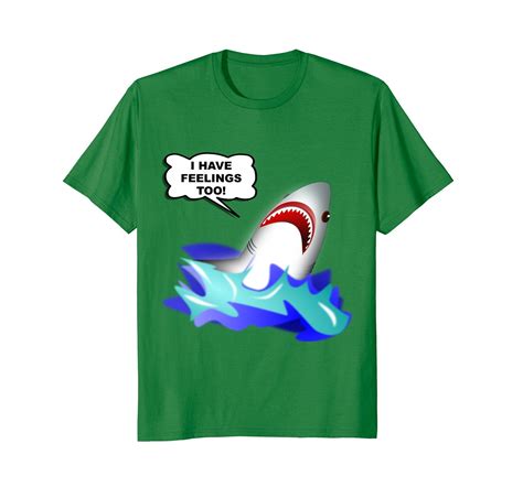 Funny Shirts - Shark Have Feelings Too Funny T-Shirt Men - T-Shirts ...