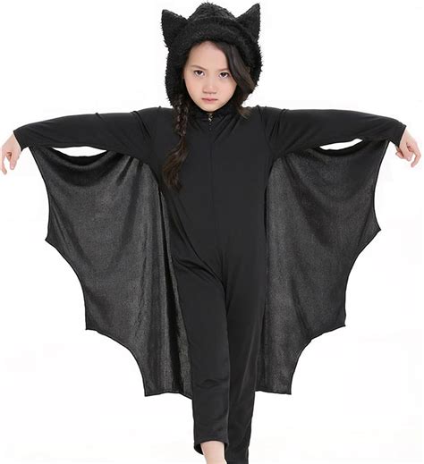 Spooktacular Creations Vampire Bat Costume For Kids, Girl Black And Silver Bat Wings Costume ...