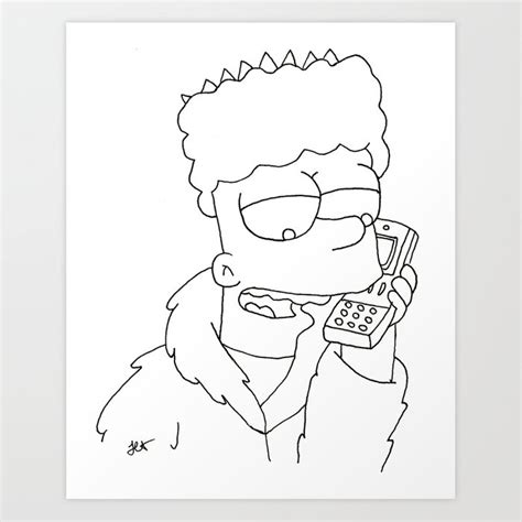 Draw Bart Simpson Bart Simpson Clipart Easy Drawing Bart Simpson Sad | sexiezpix Web Porn