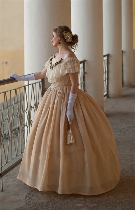 1860s Ball Gown American Civil War Dress North & South | Etsy