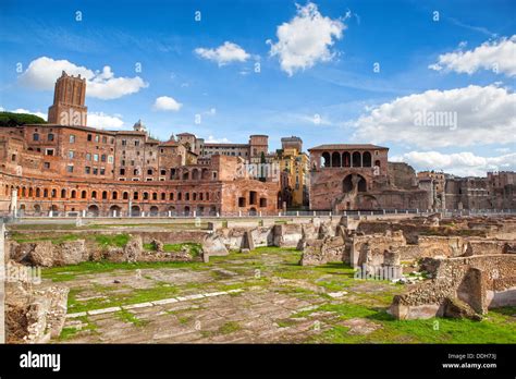 Ruins of Roman Forum in Rome Stock Photo - Alamy