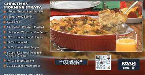 Mr. Food: Christmas Morning Strata | Mr. Food | koamnewsnow.com