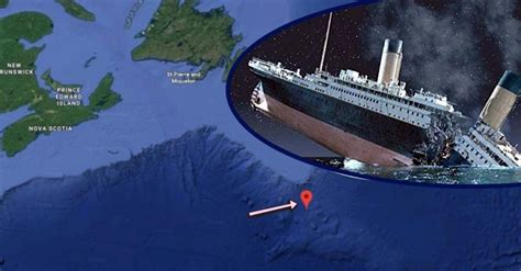 Google Maps Coordinates Detail Exactly Where The Titanic Sank In 1912