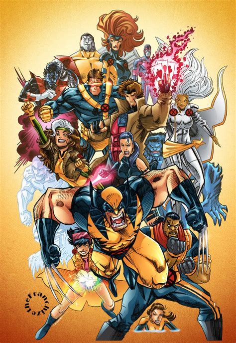 90's X-Men by The Franchize | Marvel comics art, X men, Marvel superheroes