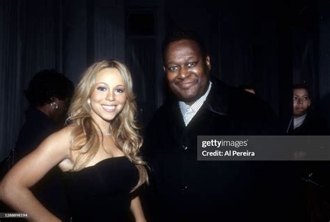 Mariah Carey and Luther Vandross attend The 2003 New York Metro... News ...