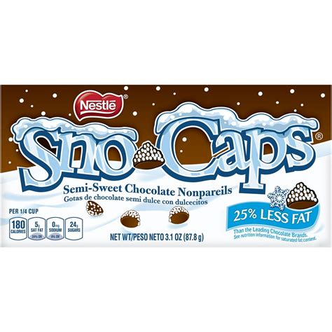 Nestle Sno-Caps Semi-Sweet Chocolate Nonpareils, 3.1 Oz. - Walmart.com - Walmart.com