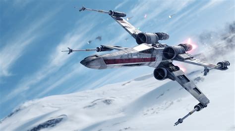 X-wing Starfighter Wallpaper 4K, Star Wars Battlefront, Spacecraft