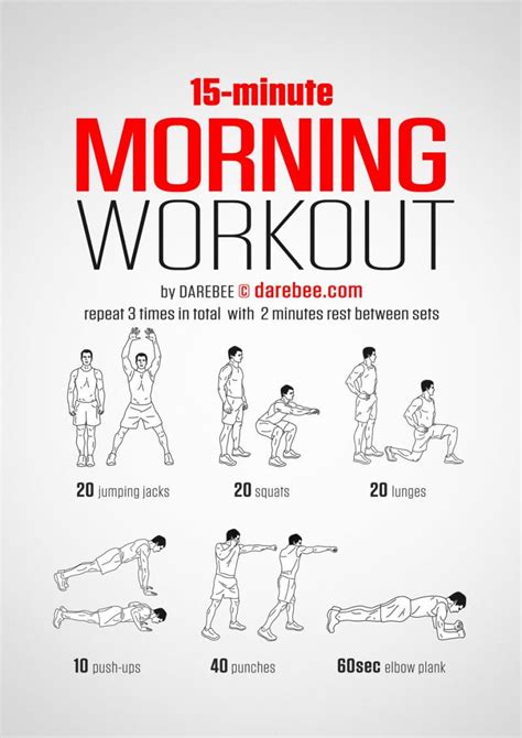 15-Minute Morning Workout : r/coolguides