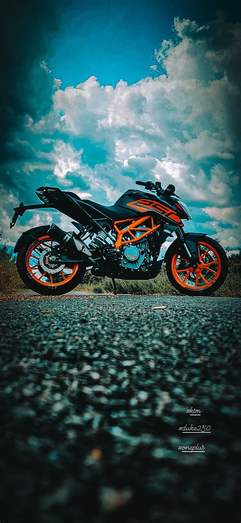 KTM DUKE 250, cloud, sky, duke250 HD phone wallpaper | Pxfuel