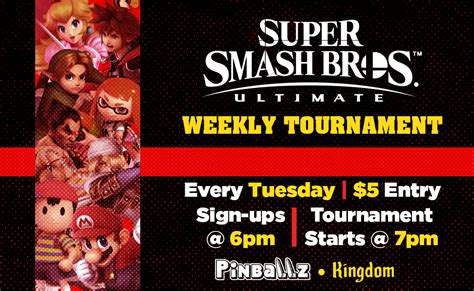 Super Smash Bros Weekly Tournament | Pinballz