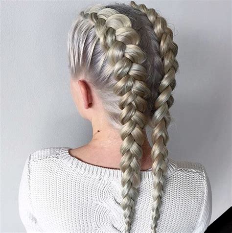 White girl braids | Hair styles, White girl braids, Two braid hairstyles