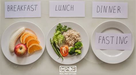 Intermittent Fasting with Meal Prepping