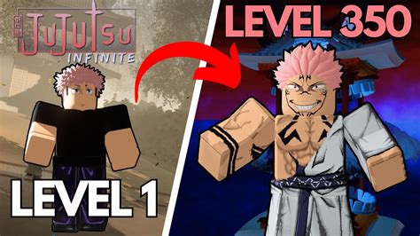 Going From Level 1 To MAX As SUKUNA In Jujutsu Infinite - YouTube